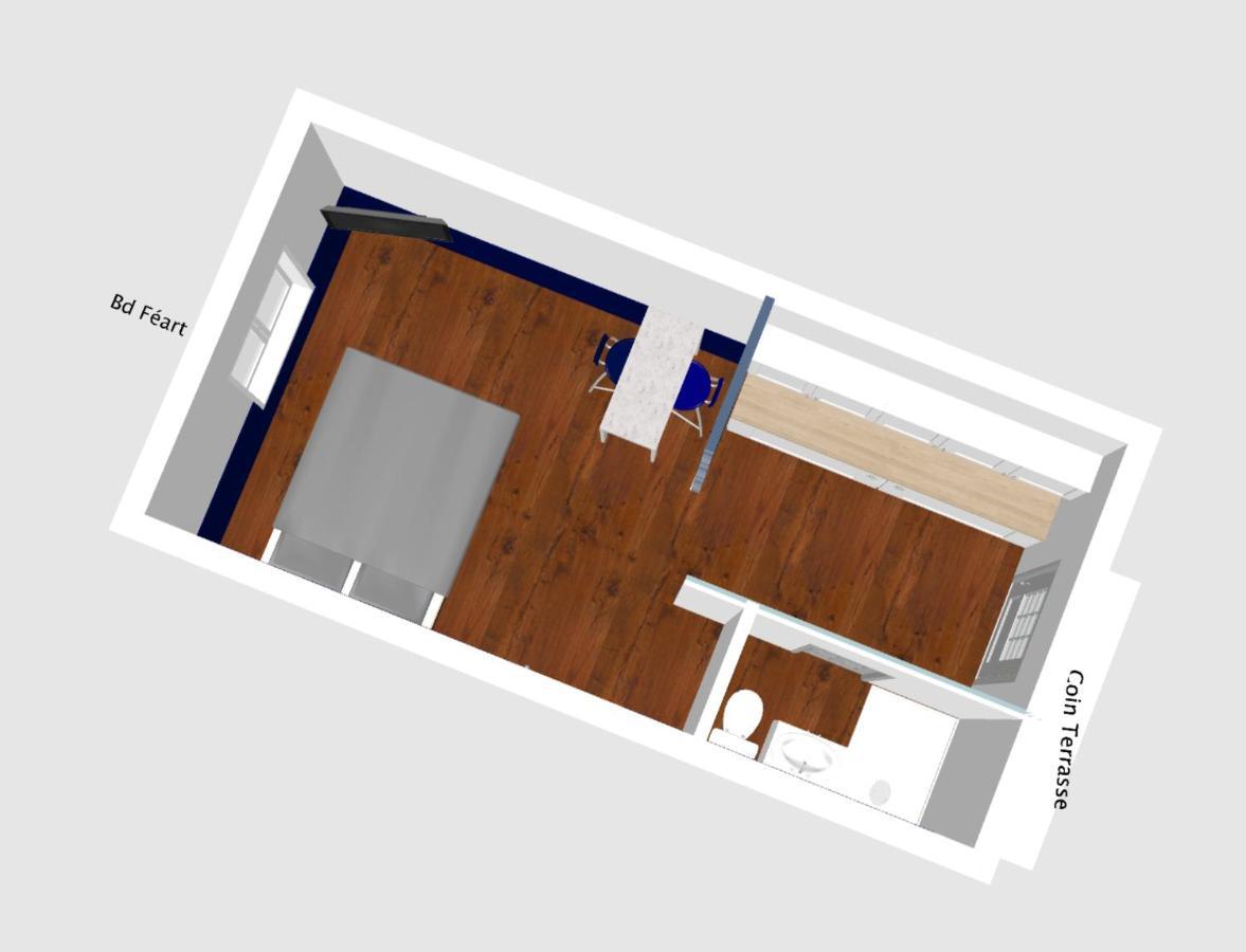 Homard & Fox, Le Feart, Studio Avec Coin Terrasse & Barbecue Dinard Ngoại thất bức ảnh